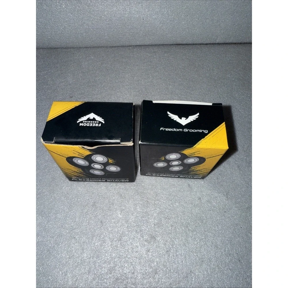 Shaving Head Replacement Flex Series Shaver 2 Pack New In Box *Freedom Grooming*